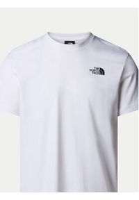 The North Face T-Shirt Vertical NF0A89FP Biały Regular Fit. Kolor: biały. Materiał: bawełna