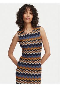 Artigli Sukienka dzianinowa ACAB004520 Niebieski Regular Fit. Kolor: niebieski. Materiał: syntetyk #2