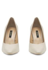 Gino Rossi Czółenka ETNA-112600 Écru. Kolor: kremowy. Materiał: skóra #4