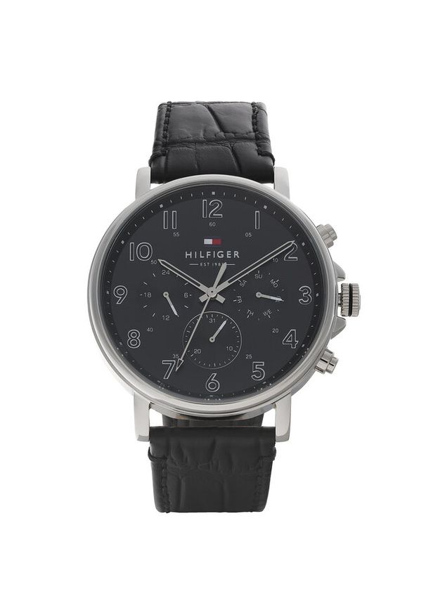 TOMMY HILFIGER - Zegarek Tommy Hilfiger. Kolor: czarny