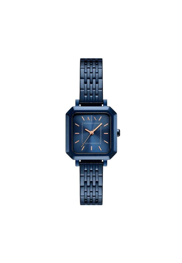 Armani Exchange Zegarek Leila AX5730 Granatowy. Kolor: niebieski