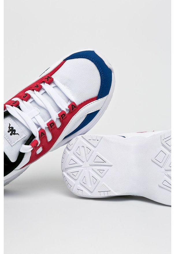 Kappa - Buty Overton. Nosek buta: okrągły. Zapięcie: sznurówki. Kolor: czerwony. Materiał: guma. Obcas: na platformie