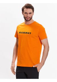 Mammut T-Shirt 1017-04030 Pomarańczowy Regular Fit. Kolor: pomarańczowy. Materiał: bawełna, syntetyk