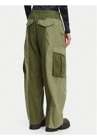 G-Star RAW - G-Star Raw Spodnie cargo D29010-E519 Zielony ciemny Straight Fit. Kolor: zielony. Materiał: bawełna #5