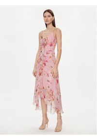 Nissa Sukienka letnia RC14708 Różowy Regular Fit. Kolor: różowy. Sezon: lato #1