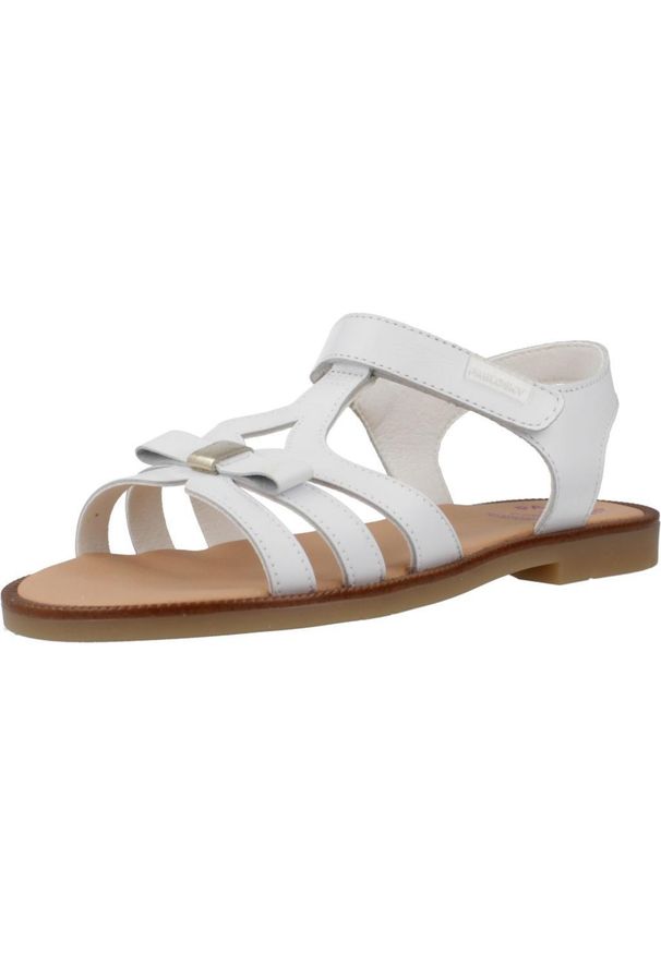 Pablosky - Sandały PABLOSKY 438600P Biały. Kolor: biały. Materiał: tkanina, skóra