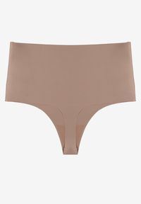 Renee - Beżowe Bezszwowe Majtki High Waist Kolunea. Stan: podwyższony. Kolor: beżowy #2