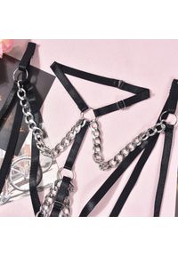 Intica - Bielizna z paseczków z odważnym designem Jaquelyn. Kolor: czarny. Materiał: materiał #4