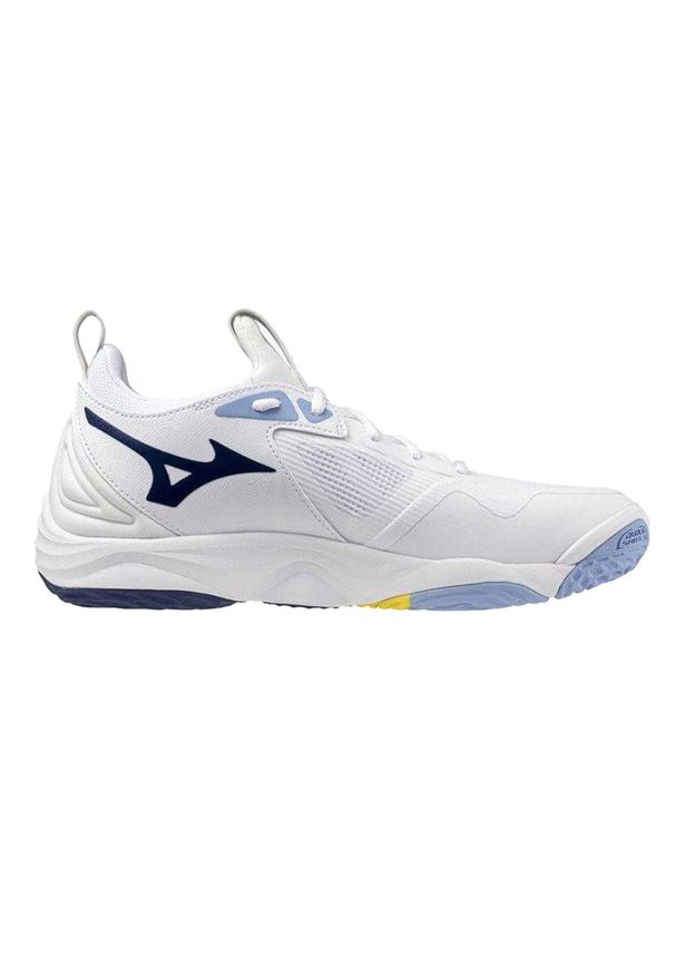 Mizuno - Męskie Buty Do Siatkówki Wave Momentum 3. Kolor: biały. Sezon: zima