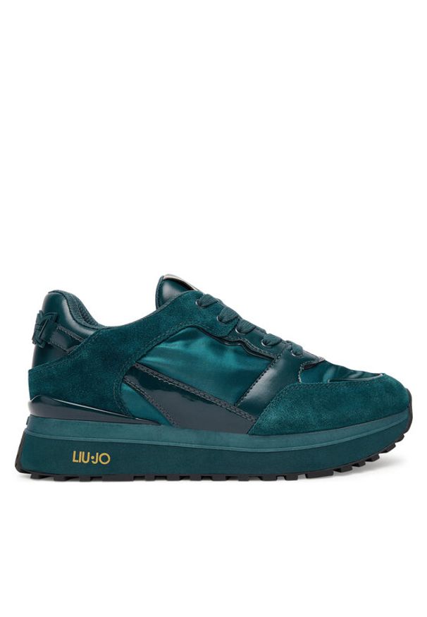 Liu Jo Sneakersy Maxi Wonder 91 BF5005 PX522 Niebieski. Kolor: niebieski. Materiał: zamsz, skóra