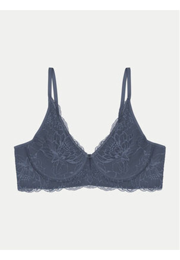 Triumph Biustonosz bezfiszbinowy Amourette Charm 10214451 Niebieski. Kolor: niebieski. Materiał: syntetyk