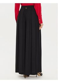 TwinSet - TWINSET Spodnie palazzo 242TT2172 Czarny Wide Leg. Kolor: czarny. Materiał: syntetyk #2