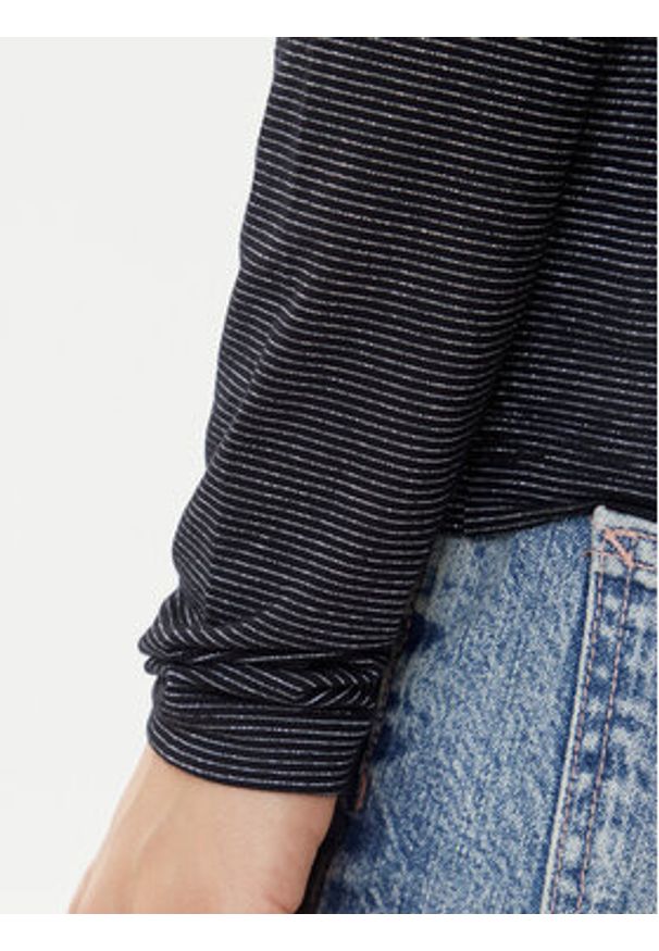 Vero Moda Golf Lava 10334586 Czarny Loose Fit. Typ kołnierza: golf. Kolor: czarny. Materiał: wiskoza