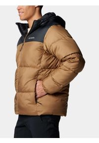 columbia - Kurtka Zimowa Męska Columbia Puffect II. Kolor: czarny, brązowy, wielokolorowy. Materiał: syntetyk, materiał. Sezon: zima. Sport: turystyka piesza #2