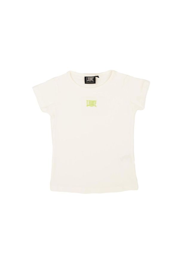 LEONE 1947 APPAREL - Dziewczęcy t-shirt Pure Chic. Kolor: biały. Sport: joga i pilates