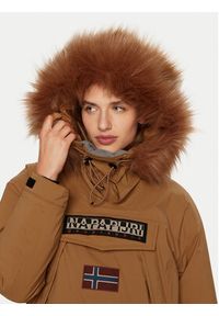 Napapijri Kurtka anorak Skidoo W 2.0 NP0A4I5F Brązowy Regular Fit. Kolor: brązowy. Materiał: syntetyk