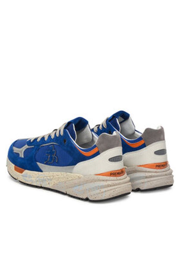 Premiata Sneakersy Mase25 Var 8219 Niebieski. Kolor: niebieski. Materiał: skóra, zamsz