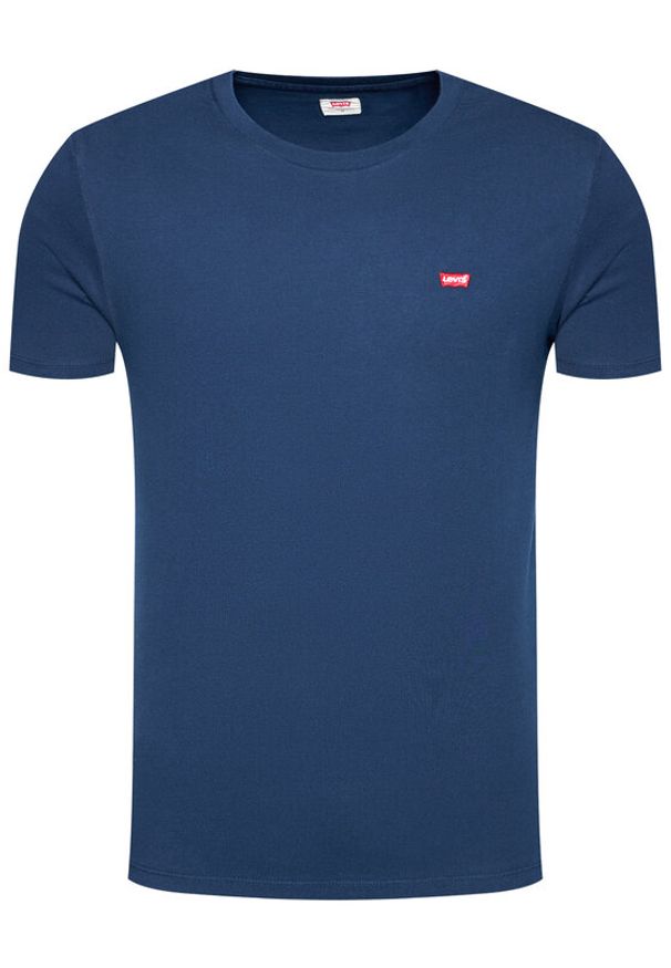 Levi's® T-Shirt The Original 56605-0017 Granatowy Regular Fit. Kolor: niebieski. Materiał: bawełna
