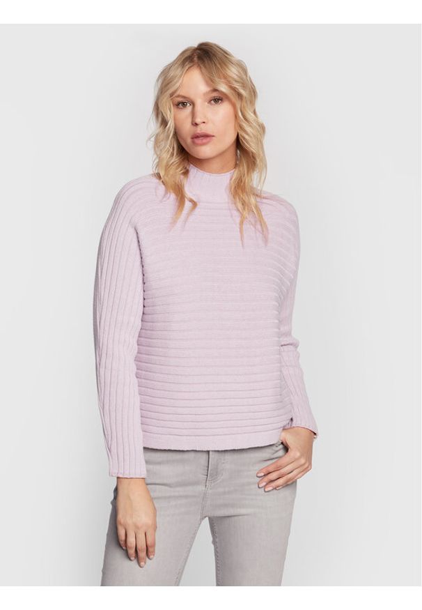Comma Sweter 2121754 Różowy Relaxed Fit. Kolor: różowy. Materiał: bawełna