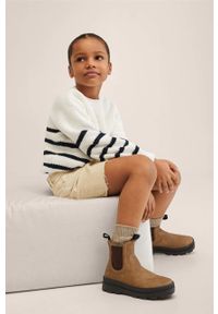 Mango Kids sweter dziecięcy Bonnie kolor biały lekki. Okazja: na co dzień. Kolor: biały. Styl: casual #5