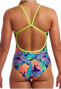 Strój do pływania FUNKITA Leaving Today - Single Strap. Kolor: wielokolorowy