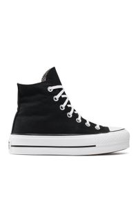 Converse Trampki Chuck Taylor All Star Lift Hi 560845C Czarny. Kolor: czarny. Materiał: materiał