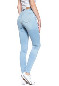 Wrangler - WRANGLER HIGH RISE SKINNY SOFT TIDE W27HUS28A. Stan: podwyższony #7