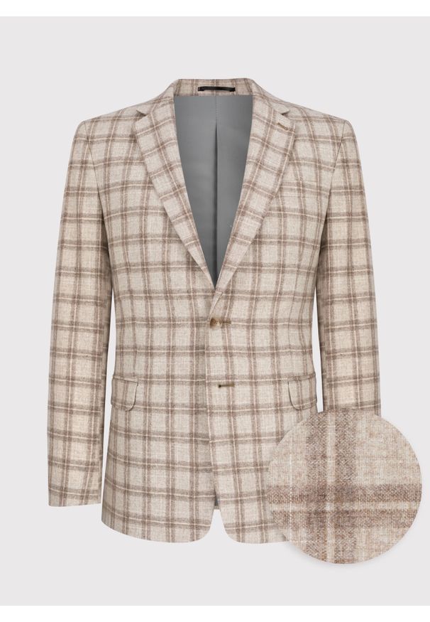 Pako Lorente - PAKO LORENTE – Marynarka męska P22WP-3X-034-E-S. Materiał: poliamid, wełna. Sezon: wiosna