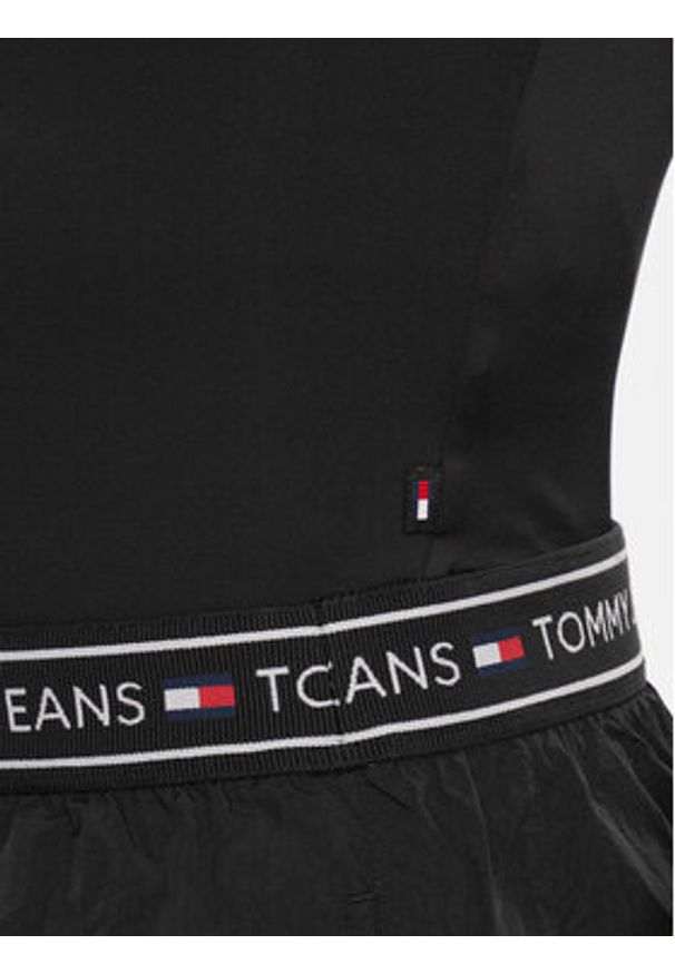Tommy Jeans Body DW0DW17400 Czarny Slim Fit. Kolor: czarny. Materiał: syntetyk