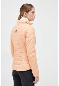 4f - 4F kurtka sportowa kolor pomarańczowy. Kolor: pomarańczowy. Materiał: włókno, puch, materiał. Technologia: Primaloft #6