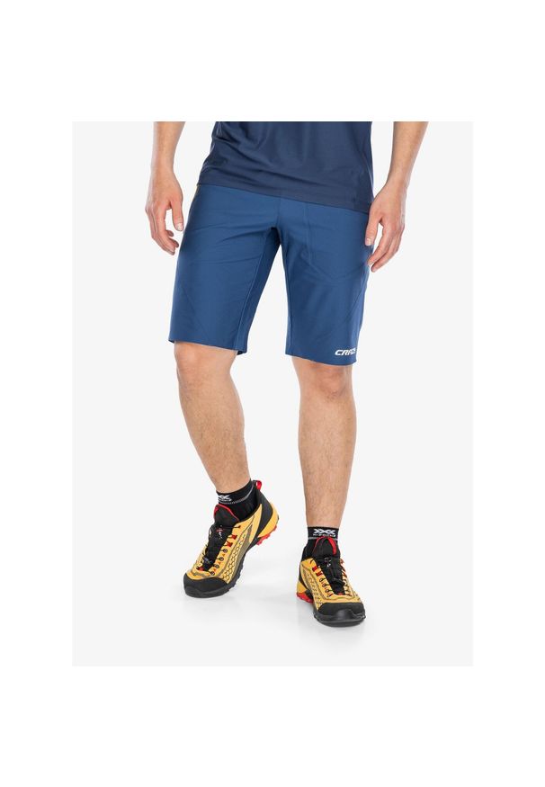 CRAZY - Spodenki turystyczne męskie Crazy Short Pegasus. Kolor: niebieski. Sport: turystyka piesza