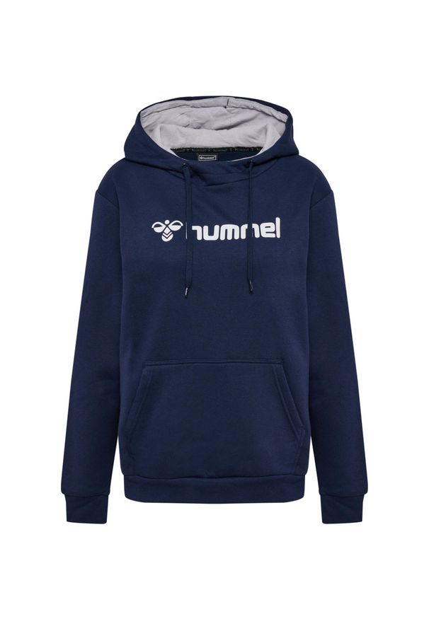 Bluza damska z kapturem Hummel Mover. Typ kołnierza: kaptur. Kolor: niebieski. Materiał: polar. Sezon: zima