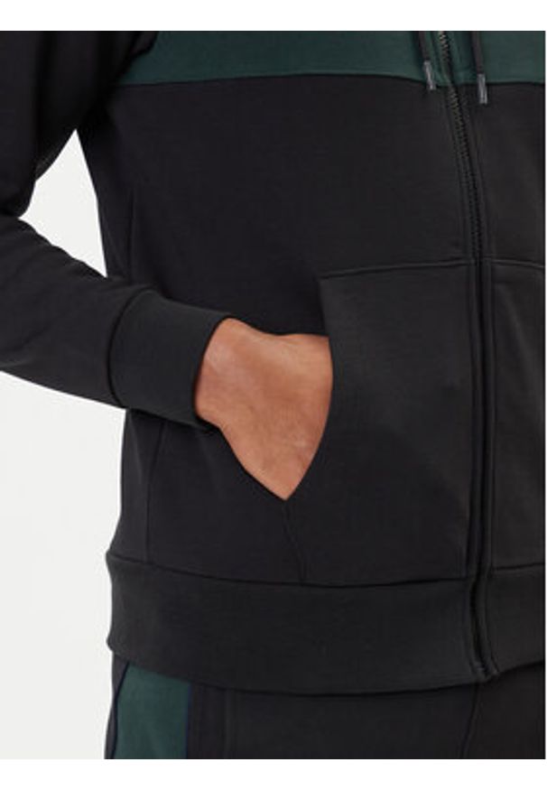 Lacoste Bluza SH5913 Czarny Regular Fit. Kolor: czarny. Materiał: bawełna