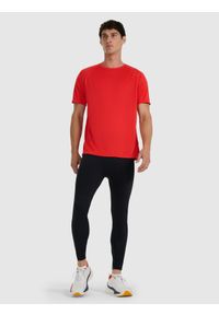 4f - 4F Legginsy do biegania w terenie szybkoschnące męskie - czarne L. Kolor: czarny