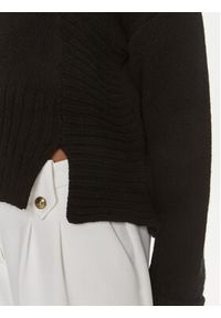 Pinko Sweter Armadillo 102241 A1CH Czarny Regular Fit. Kolor: czarny. Materiał: wełna #5
