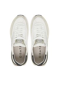 D.A.T.E. Sneakersy Athleta W421-AT-NY Biały. Kolor: biały. Materiał: skóra, zamsz #4