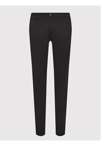Tommy Jeans Chinosy Scanton DM0DM09595 Czarny Slim Fit. Kolor: czarny. Materiał: bawełna