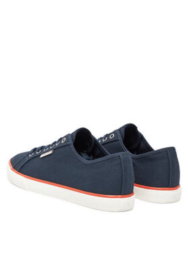 Calvin Klein Jeans Tenisówki Ess Vulc Low Mg Cv YM0YM01301 Granatowy. Kolor: niebieski. Materiał: materiał
