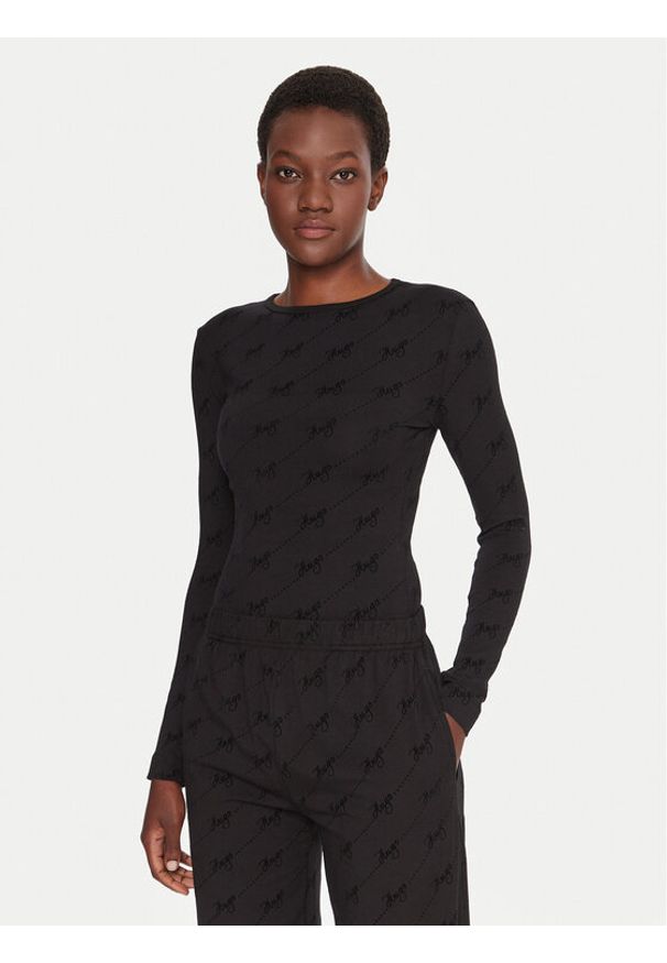 Hugo - HUGO Body Lokky 50549795 Czarny Regular Fit. Kolor: czarny