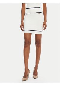Marciano Guess Spódnica mini 5RGD00 5640Z Biały Regular Fit. Kolor: biały. Materiał: wiskoza