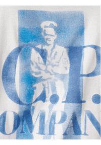 C.P. Company T-Shirt 20CMTS143A110579W Écru Regular Fit. Kolor: kremowy. Materiał: bawełna #4