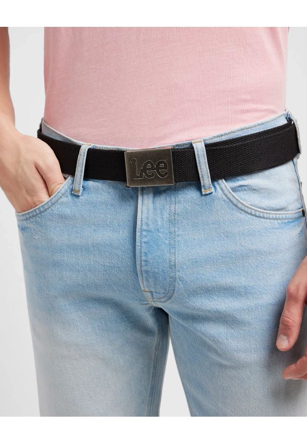 Lee - MESKI PASEK LEE WEBBING BELT BLACK 112351287