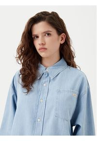 Calvin Klein Jeans Koszula jeansowa J20J225010 Błękitny Oversize. Kolor: niebieski. Materiał: bawełna