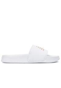 Klapki New Balance SWM200J3 - białe. Kolor: biały. Materiał: materiał. Wzór: aplikacja, gładki. Sezon: lato. Styl: klasyczny
