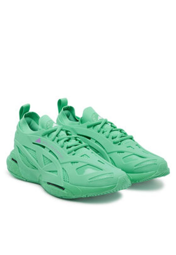 Adidas by Stella McCartney - adidas by Stella McCartney Buty do biegania Solarglide JH6331 Zielony. Kolor: zielony. Materiał: materiał. Model: Adidas Stella McCartney