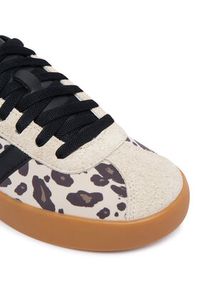 Adidas - adidas Sneakersy Vl Court 3.0 Shoes KI2689 Beżowy. Kolor: beżowy. Materiał: skóra, zamsz #7
