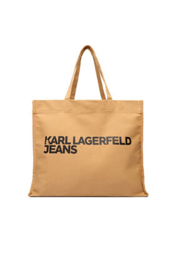 Karl Lagerfeld Jeans Torebka A1W50002 Beżowy. Kolor: beżowy