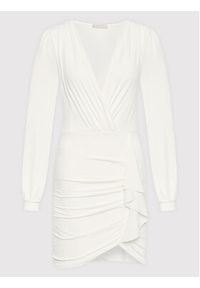 Rinascimento Sukienka koktajlowa CFC0107346003 Biały Slim Fit. Kolor: biały. Materiał: syntetyk. Styl: wizytowy