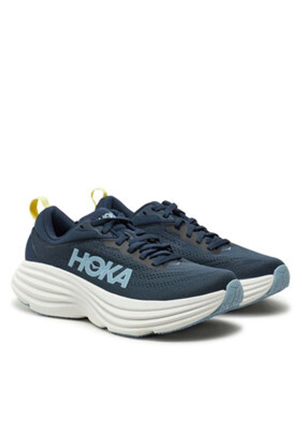 HOKA - Hoka Buty do biegania Bondi 8 1127952 Granatowy. Kolor: niebieski. Materiał: materiał