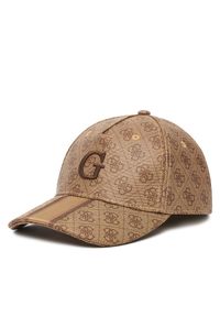 Czapka z daszkiem Guess. Kolor: brązowy